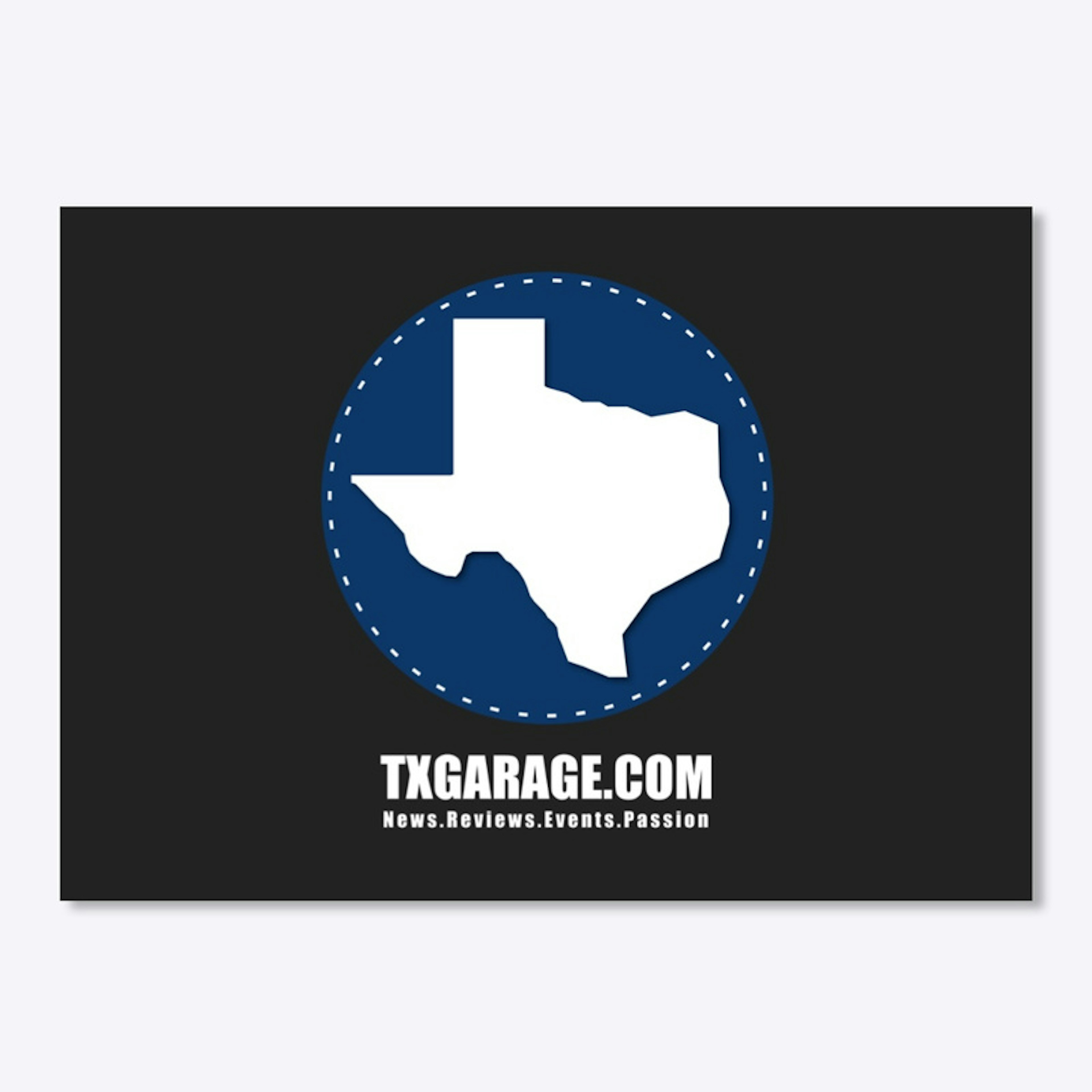 TXGARAGE Blue Logo